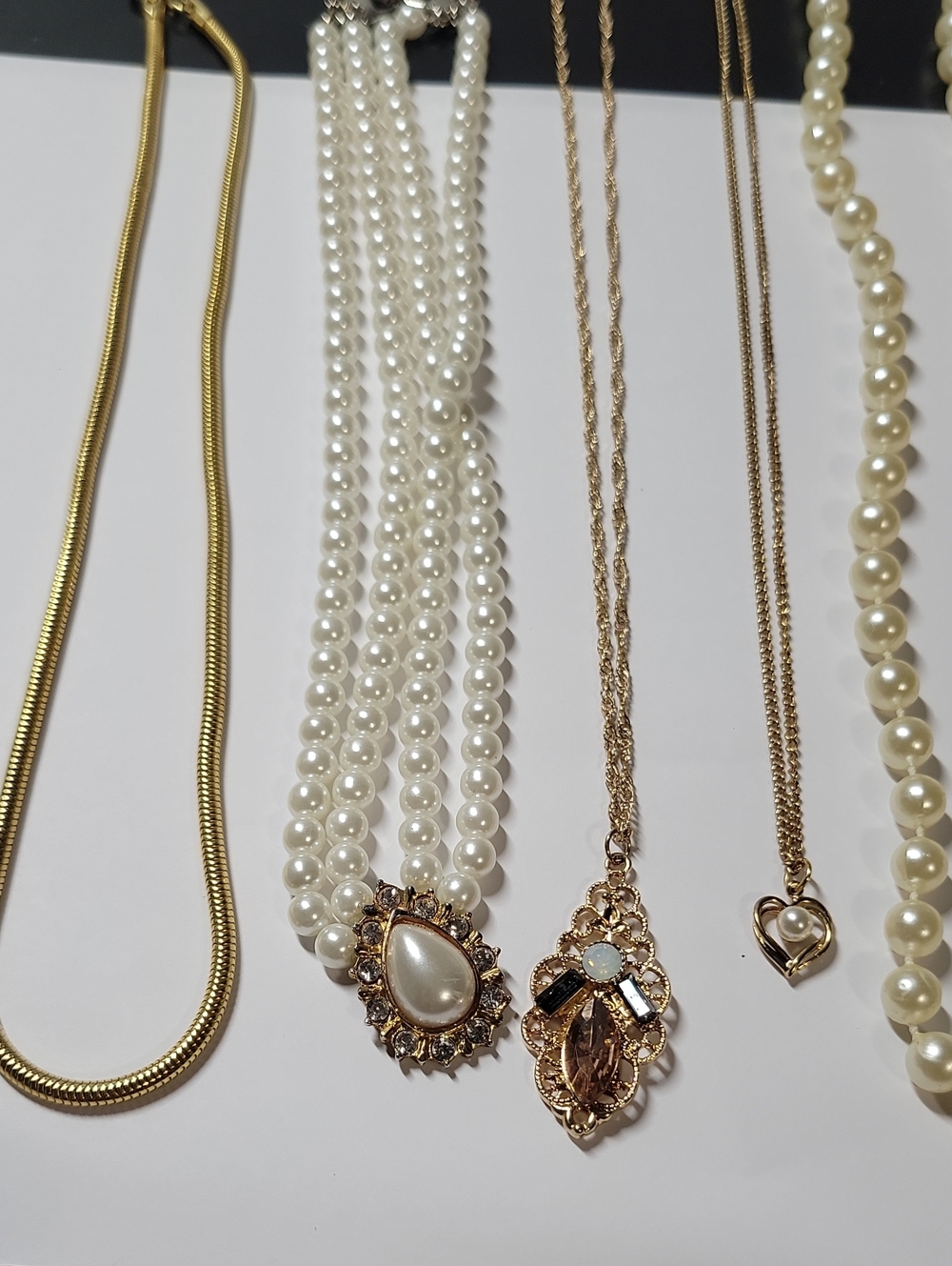 Pearl Multi-Strand Necklace Lot